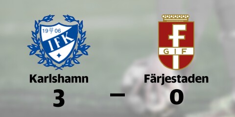 Karlshamn vann mot Färjestadens GoIF