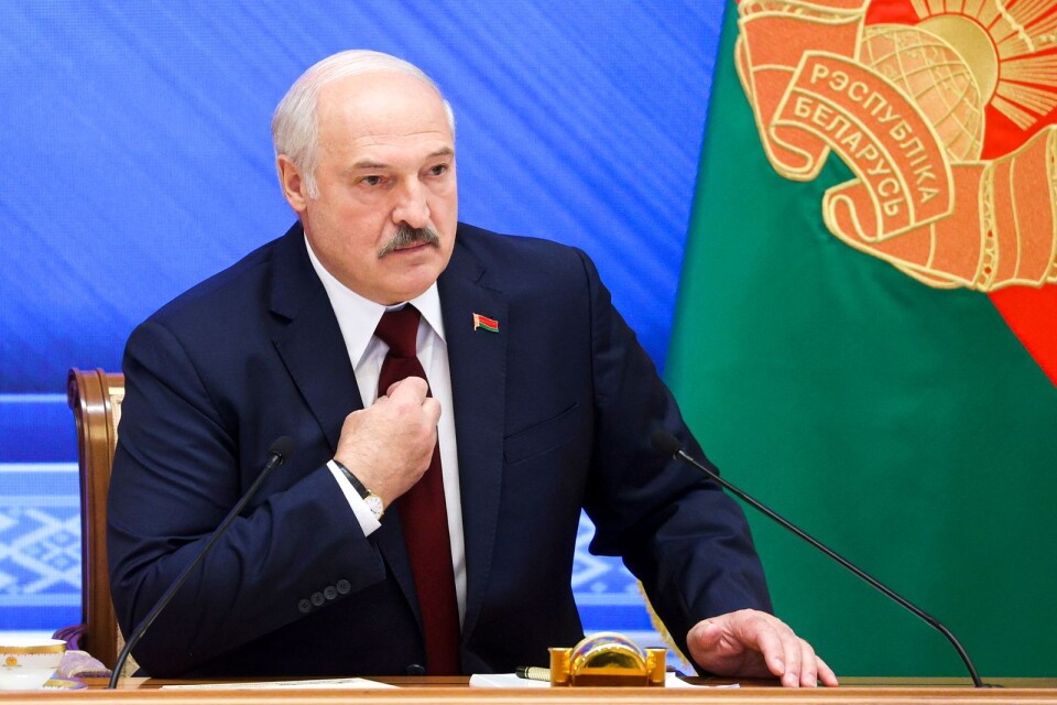 Diktatorn Aleksandr Lukasjenko.