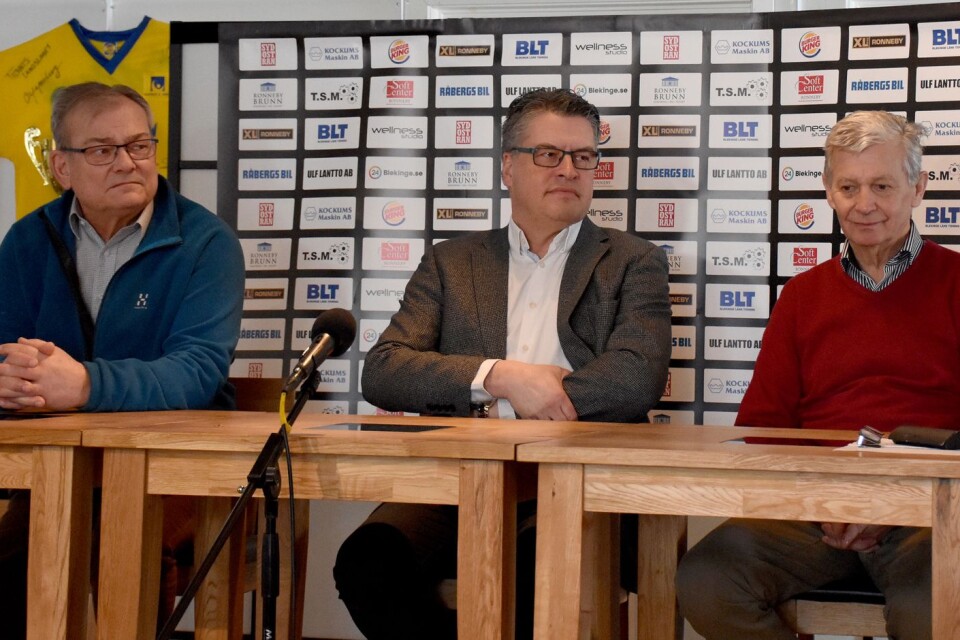 Bo Pettersson, Conny Berg och Björn Birgersson har visioner för Krif Hockey. Målet är att Krif ska spela i hockeyallsvenskan om tre år, men det får inte ske till vilket pris som helst.