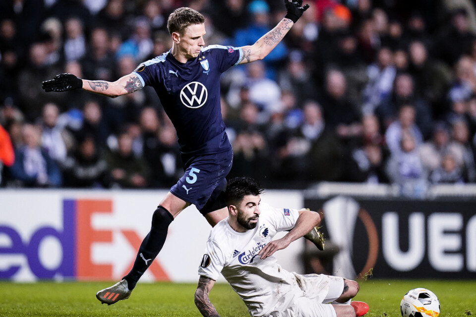 Søren Rieks Malmö FF vann i den sista gruppspelsomgången mot FC Köpenhamn med 1–0. Arkivbild.