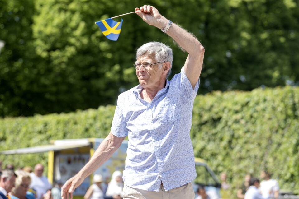 Ola Aronsson fick årets kulturpris i Linnéparken.
