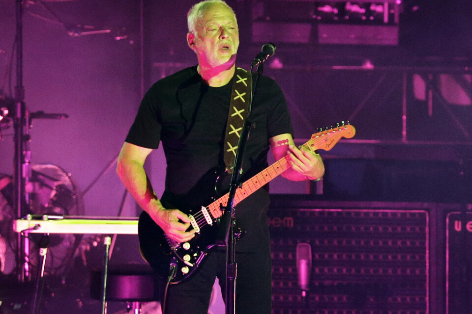 David Gilmour, tidigare gitarrist och frontfigur i Pink Floyd, har valt att plocka bort musik från alla digitala musikleverantörer i Ryssland och Belarus. Arkivbild.