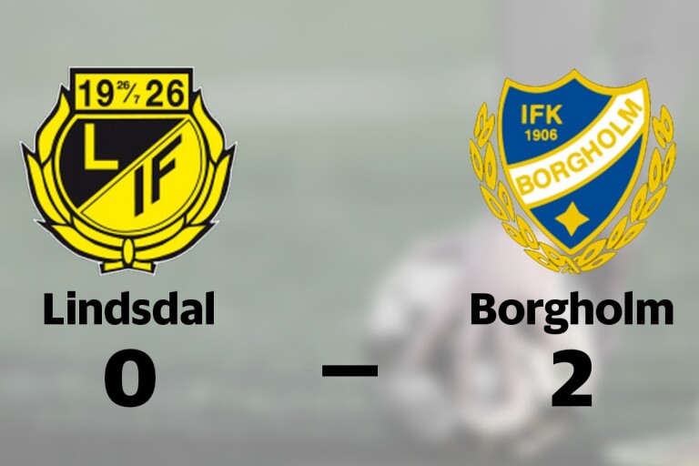 Borgholm vann mot Lindsdal på bortaplan