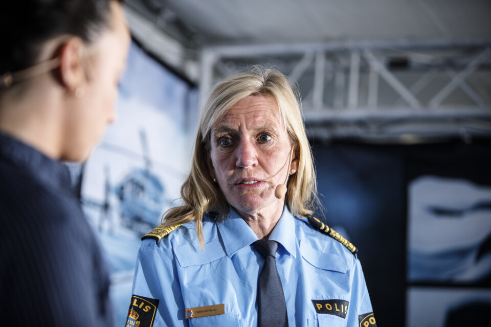 Carin Götblad, polischef för region Mitt. Arkivbild.