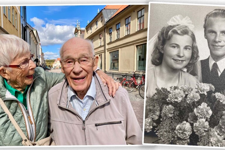 97-åriga paret firar 75-årig bröllopsdag: ”Ett äktenskap är kompromisser”