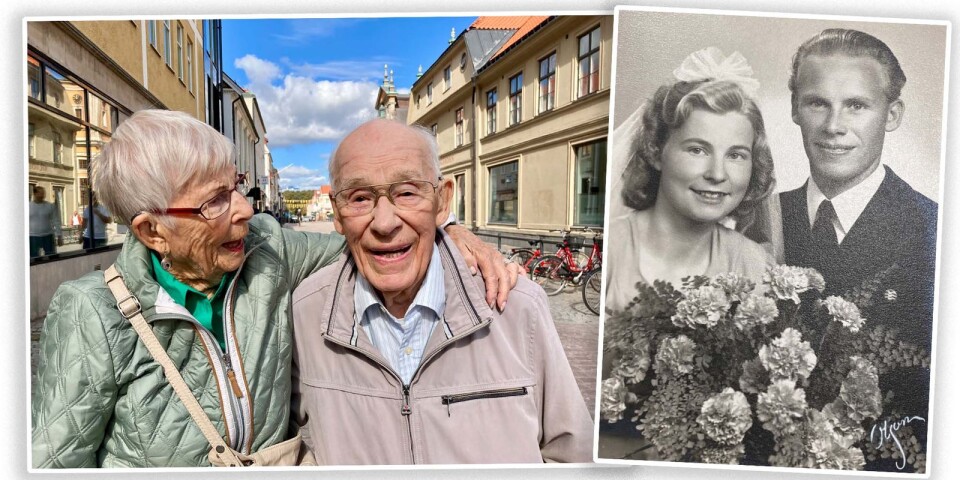 97-åriga paret firar 75-årig bröllopsdag: ”Ett äktenskap är kompromisser”