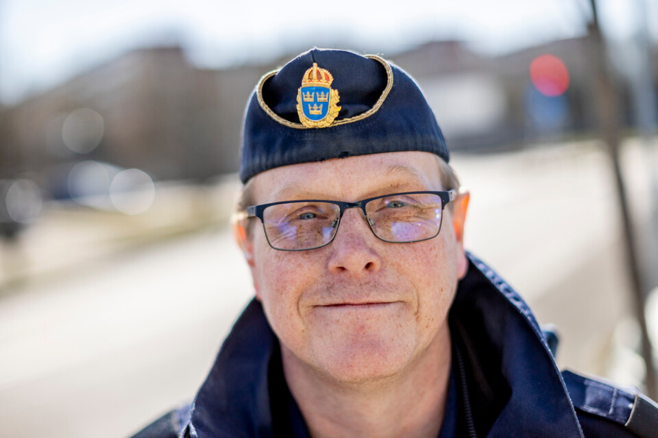 Joakim Simonsson är operativ samordnare för lokalpolisen i södra Göteborg.