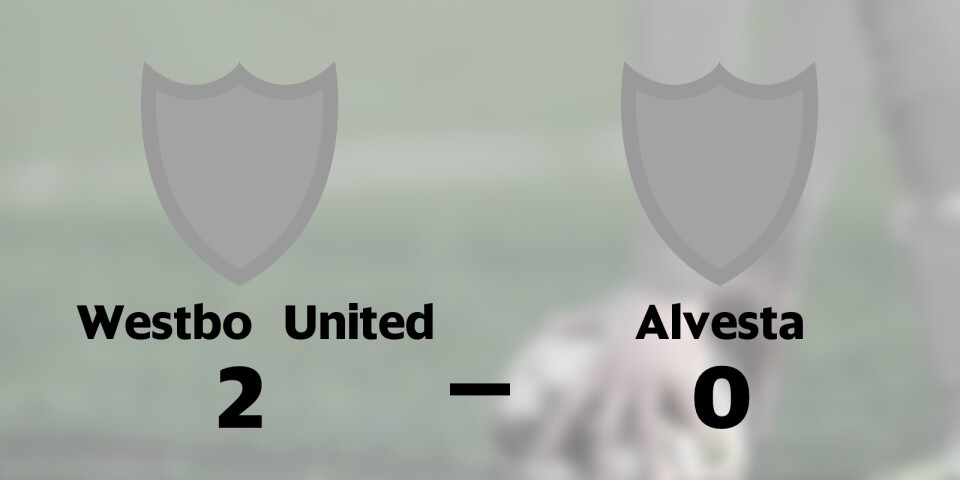 Förlust för Alvesta borta mot Westbo United