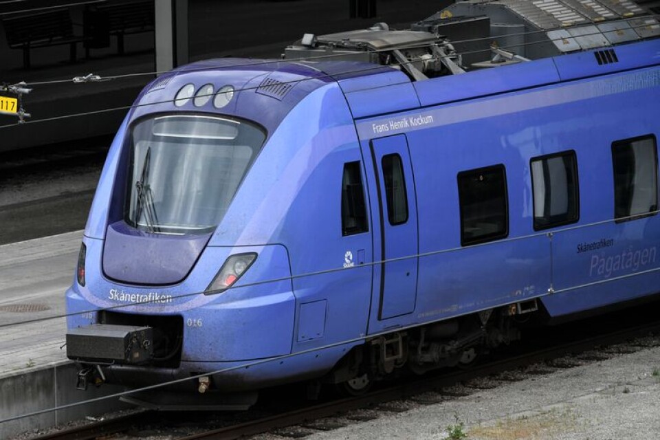 Bland annat pågatågstrafiken påverkas av problemen mellan Malmö och Lund.