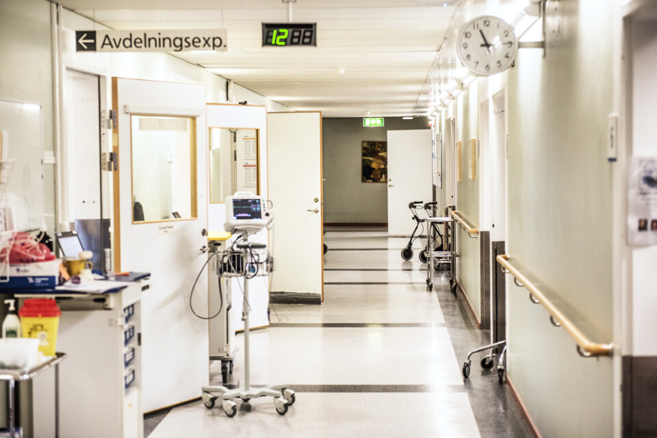 Patientsäkerheten är inte hotad på de drabbade sjukhusen. Arkivbild.