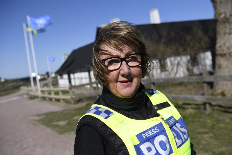 Ewa-Gun Westford, polisens presstalesperson, har varit delaktig i polisens arbete mot mordbrännare i Skåne tidigare.