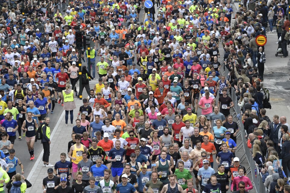 Stockholm Marathon arrangerades senast 2019 efter att ha ställts in 2020 grund av coronapandemin. Arkivbild.