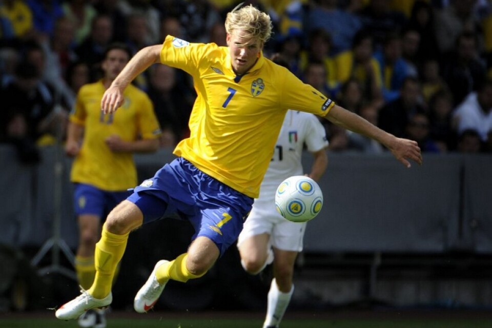 Ola Toivonen har gjort mål i två av matcherna i U21-EM. Foto: Björn Lindgren/Scanpix