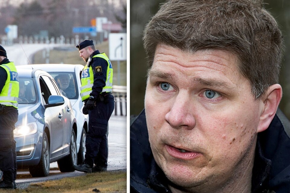 – Vi fortsätter precis som vanligt med alkoholblås, säger Martin Petersson, gruppchef för trafikpolisen i Kalmar med anledning av skyddsstoppet för stora slumpmässiga kontroller.