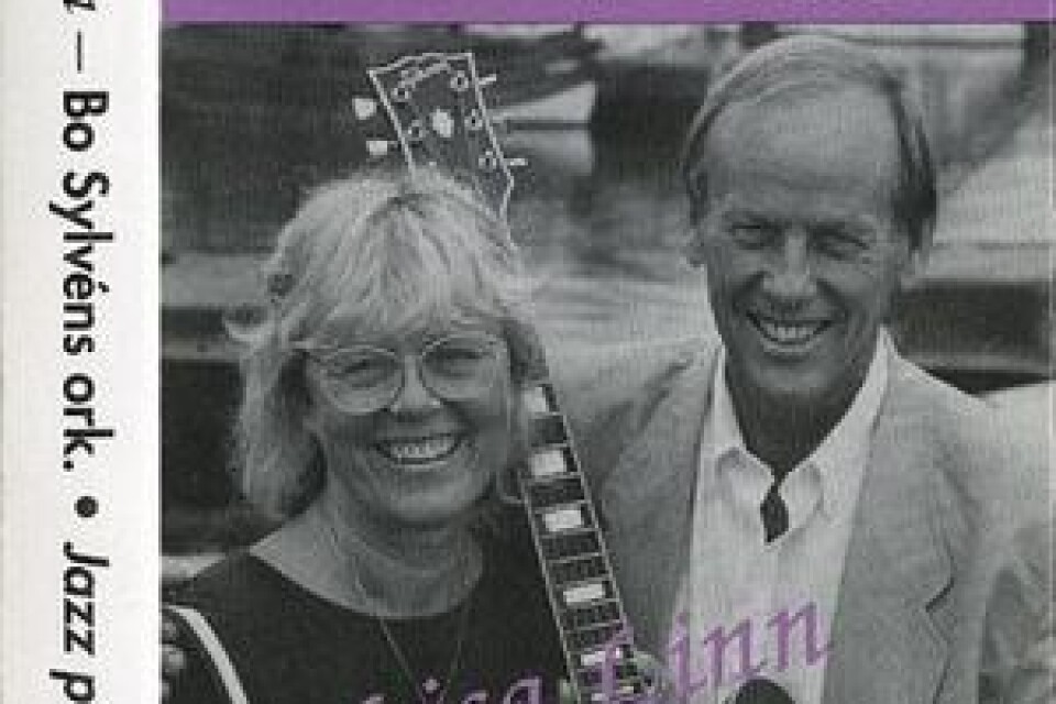 Lisa Linn och Bosse Sylvén på ett kassettband från första året med Jazz under Stjärnorna. Nu är det 20 år sedan.