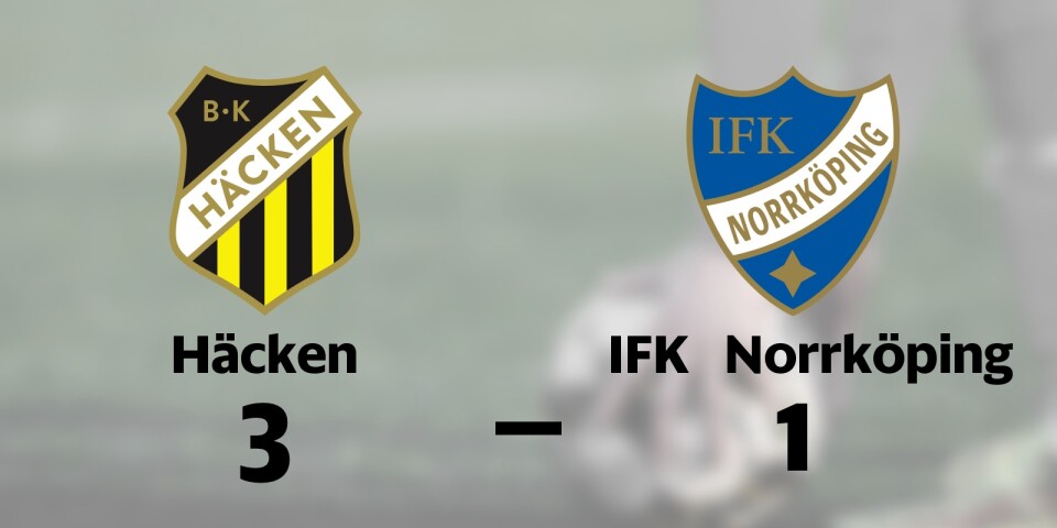 Häcken slog IFK Norrköping på hemmaplan