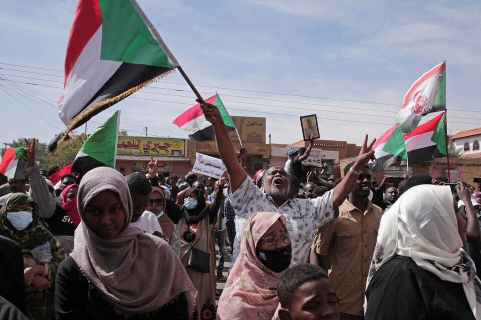 Civilsamhället är starkt i Sudan. Bild från protest den 2 januari i Khartum.