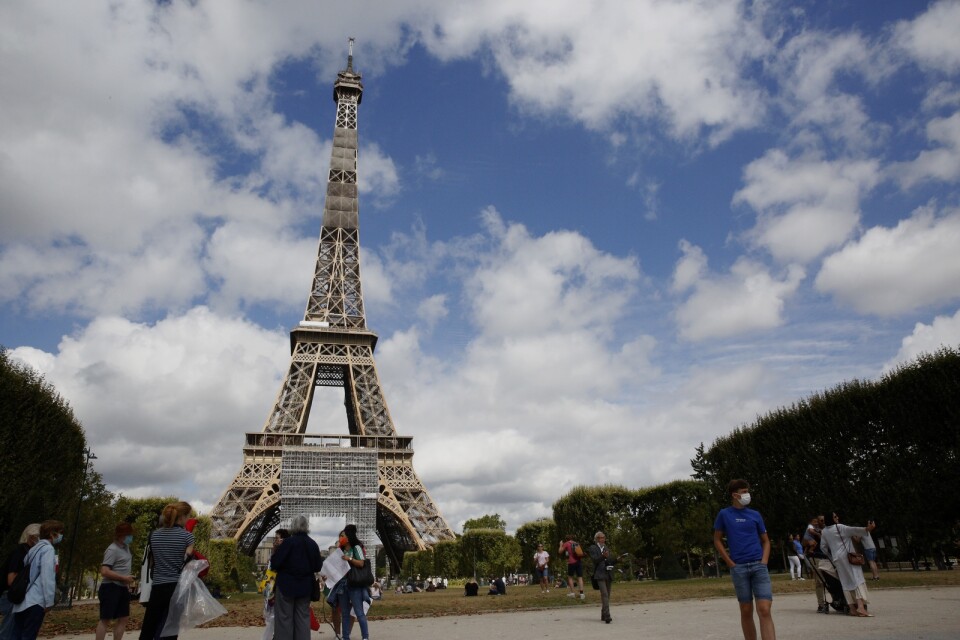 Eiffeltornet i Paris. Arkivbild.