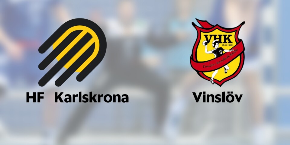 Formstarka HF Karlskrona möter Vinslöv