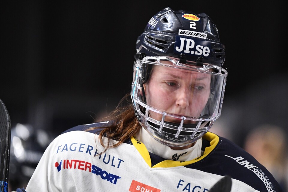 Rosa Lindstedt när hon spelade i HV71. Arkivbild.