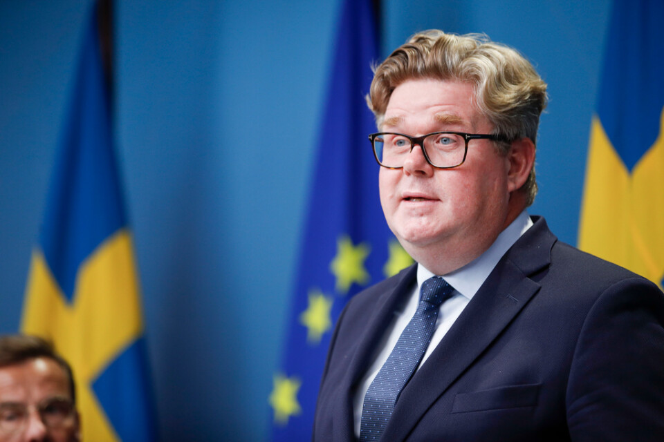Justitieminister Gunnar Strömmer (M). Arkivbild.