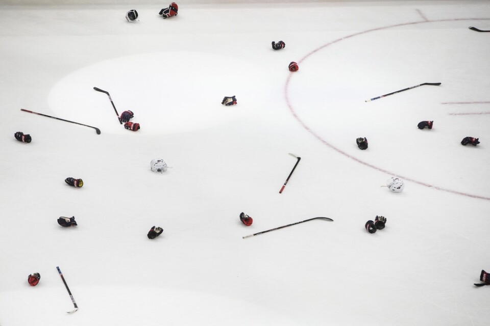 Hockeyutrustning värd cirka en miljon kronor misstänks ha stulits ur en butik i Uppsala under helgen. Arkivbild.