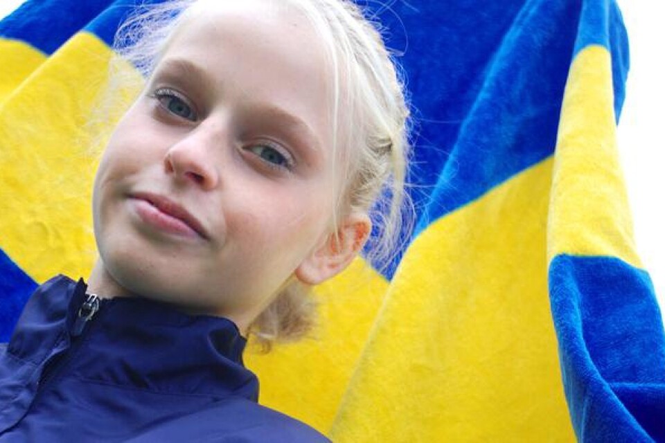 När Sofia Anker-Kofoed var 12 år var hon fast inställd på att spela i det svenska landslaget. Nu är hon 15 år och gör med all sannolikhet debut i F16-landslaget de kommande dagarna.