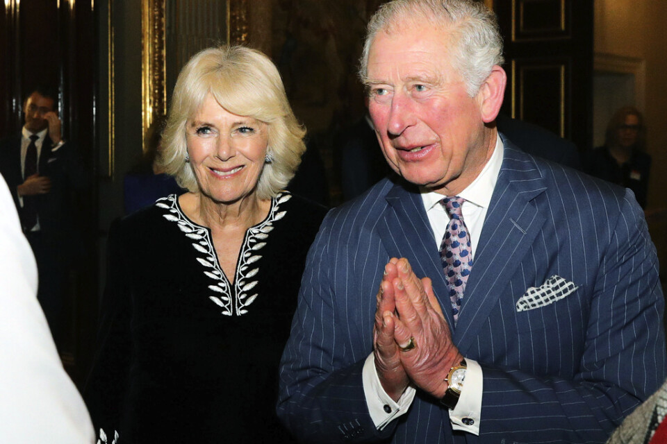 Prins Charles och hustrun Camilla har testats för coronaviruset. Arkivbild.