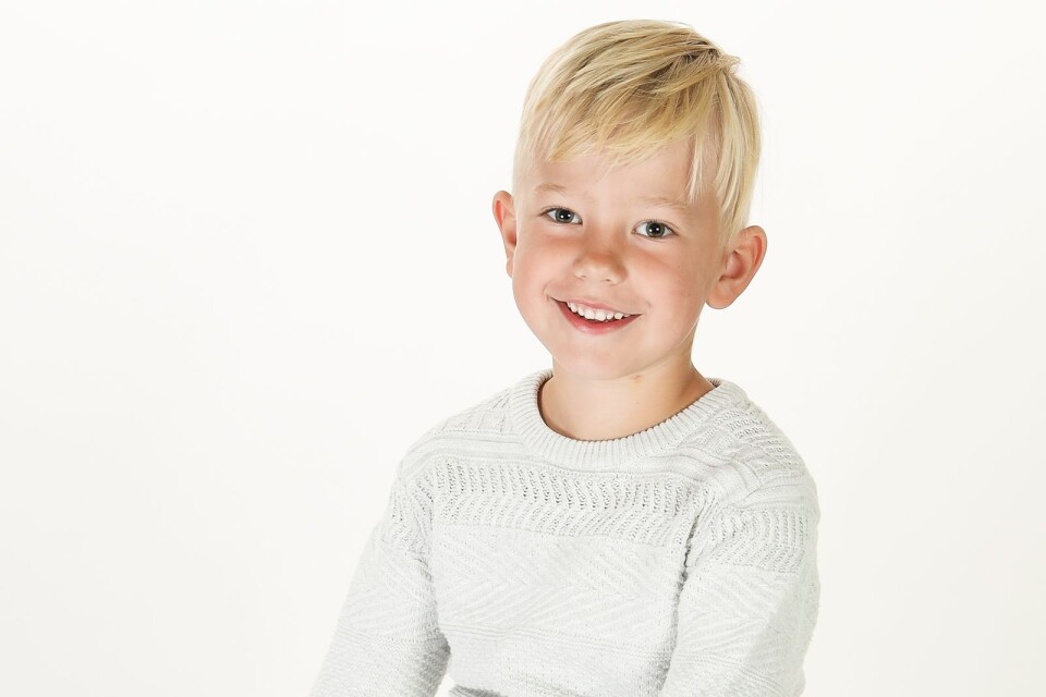 Viggo sex år, son till Julia och Patrik Grönqvist, Trelleborg.