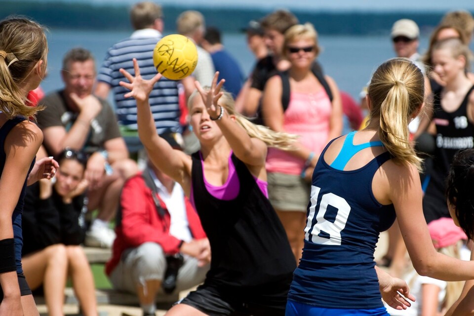 Åhus Beachhandboll festival på Täppet i Åhus.