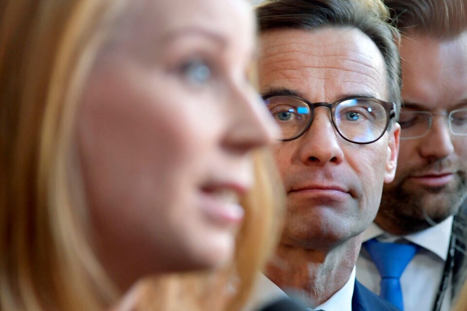 Annie Lööf och Ulf Kristersson – två av många i den besvikna skaran.