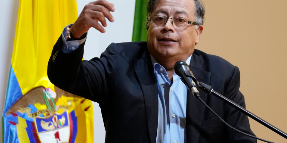 Gustavo Petro är Colombias nye president. Arkivbild.