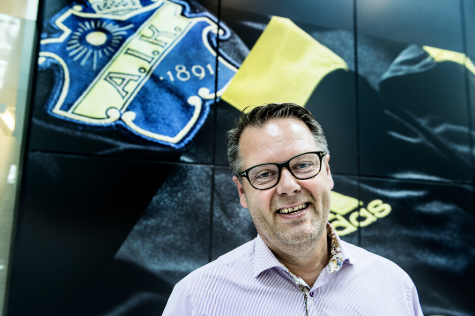 Mikael Ahlerup var vd i AIK Fotboll mellan 2015 och 2017 då han fick sparken. Arkivbild.