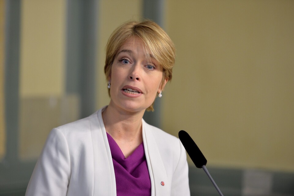 So­ci­al­för­säk­rings­mi­nis­ter An­ni­ka Strand­häll (S).           Foto: TT