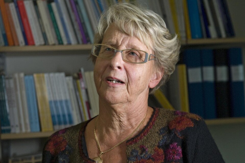 Birgitta Almgren måste förstöra sitt material från det svenska Stasiarkivet före årsskiftet. Foto: HENRIK MONTGOMERY / TT