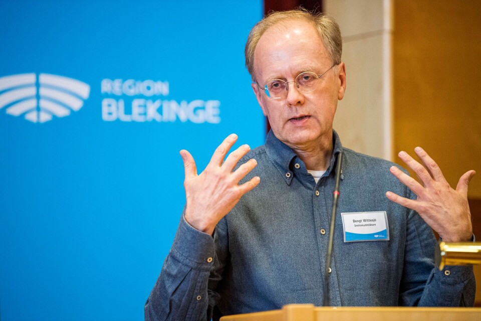 Smittskyddsläkare Bengt Wittesjö.
