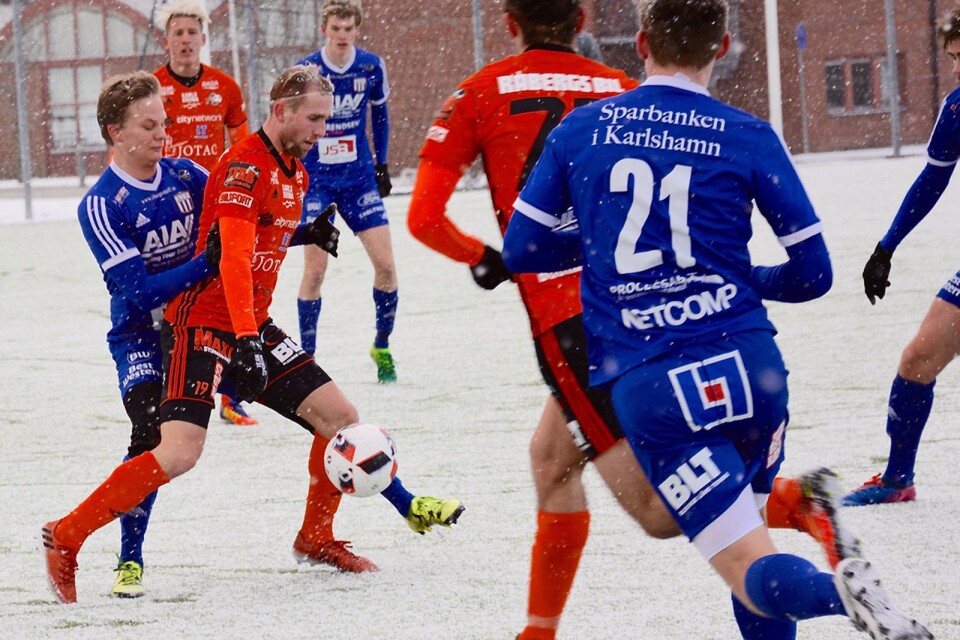 Joel Karlsson gjorde två av Karlskronas nio mål.