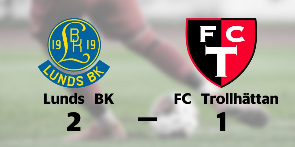 Lunds BK vann mot FC Trollhättan på Klostergårdens IP