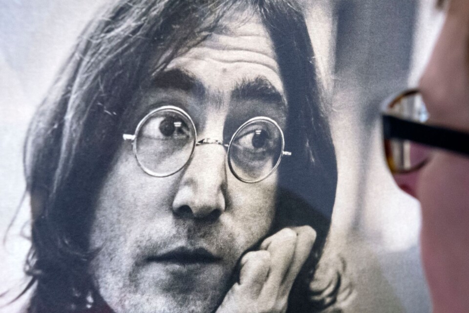Ett foto av John Lennon taget av Linda McCartney.