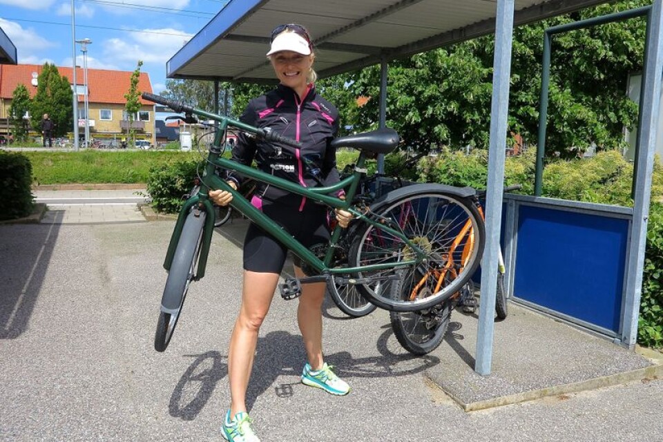 Karolina Silfverberg är projektledare för satsningen på ett cykelbibliotek.