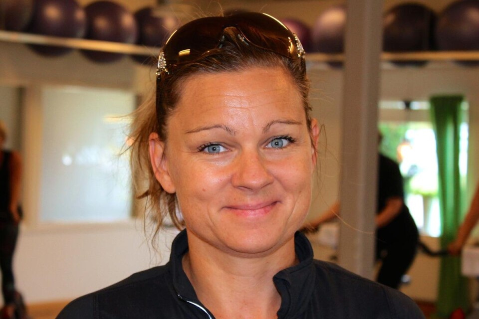 Viktoria Magnusson, ägare på Vima´s träningscenter.