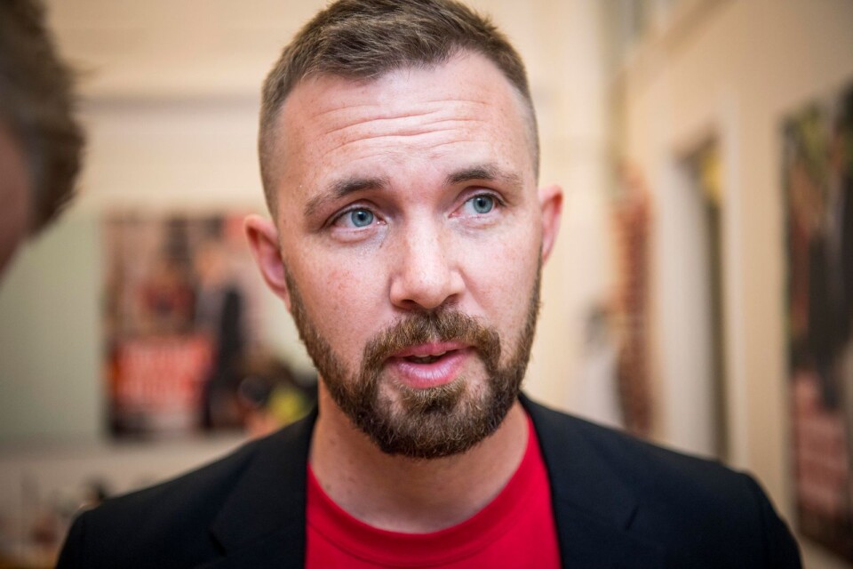 Socialdemokraternas Magnus Manhammar vill att veganmat ska bli norm i riksdagen.