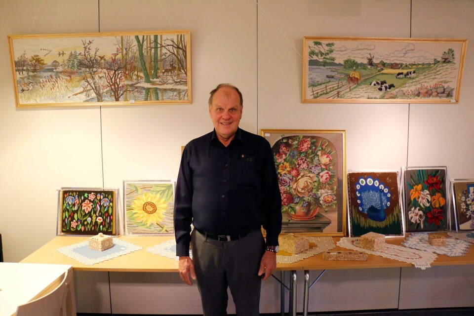 Arne har i veckan visat sin bror Göstas hantverksproduktion.