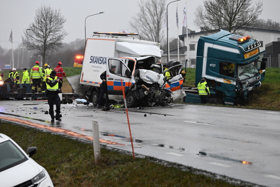 Olyckan inträffade på länsväg 108 i Staffanstorp.