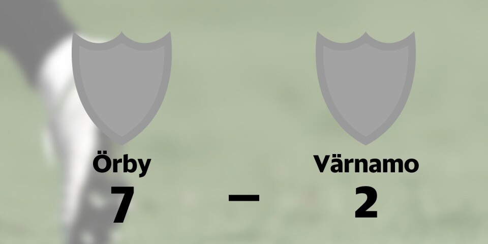Örby vann enkelt hemma mot Värnamo