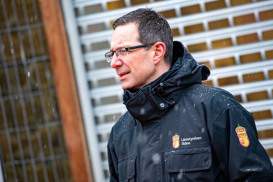 Lars Sandahl, enhetschef för pandemitillsyn på Länsstyrelsen Skåne.