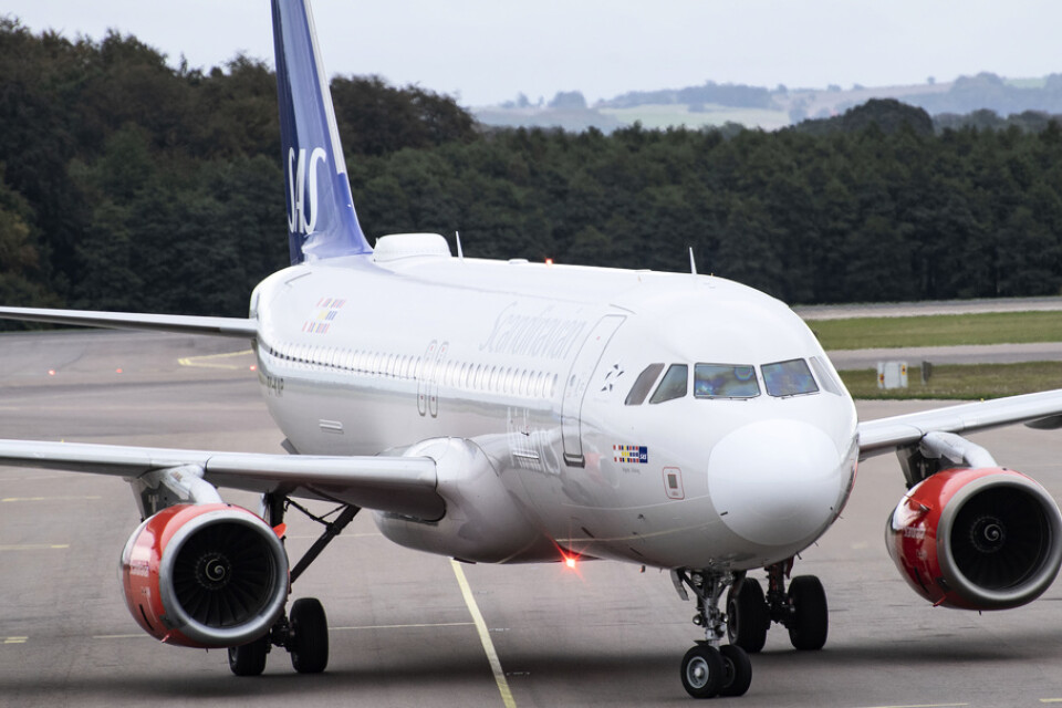 Skandinaviska SAS har Airbus-plan i sin flygflotta. Arkivbild.