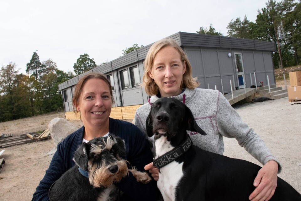 Jennie Olofsson och Andrea Collin öppnade en veterinärmottagning.