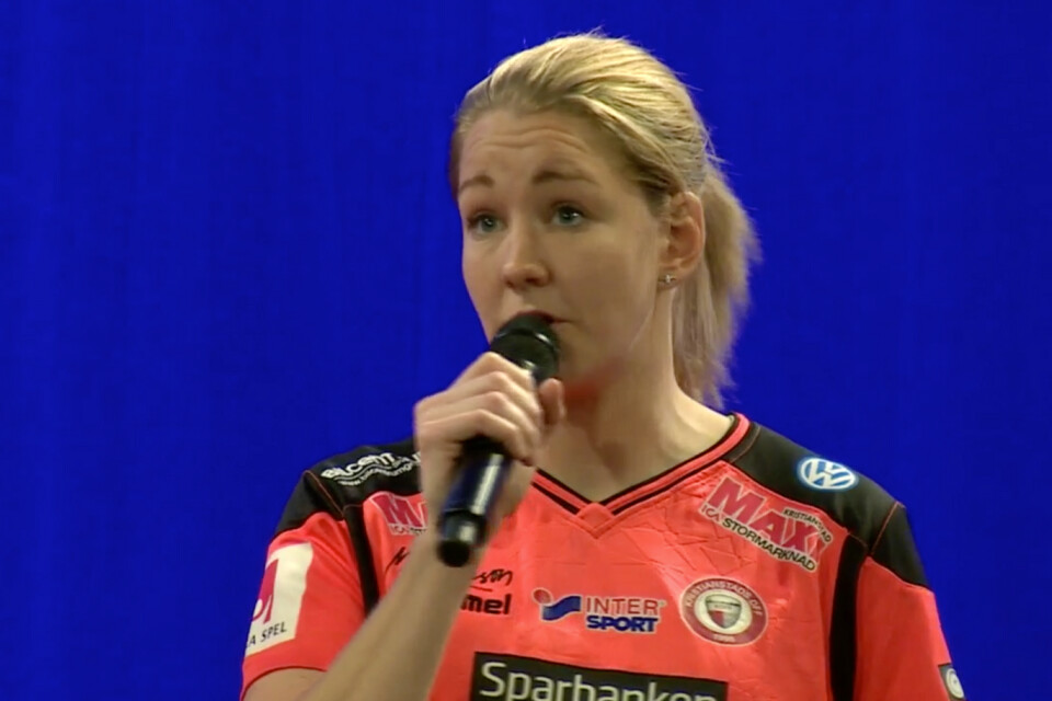 Mia Carlsson var ensam representant från KDFF.