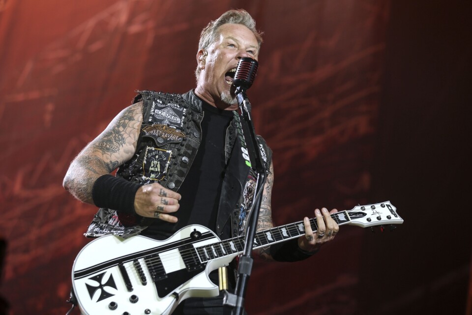 Metallicas "The Black Album" firar 30-årsjubileum i år. Arkivbild.
